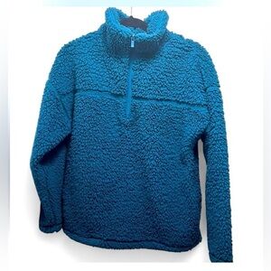 ZENANA Cozy Teal Pullover